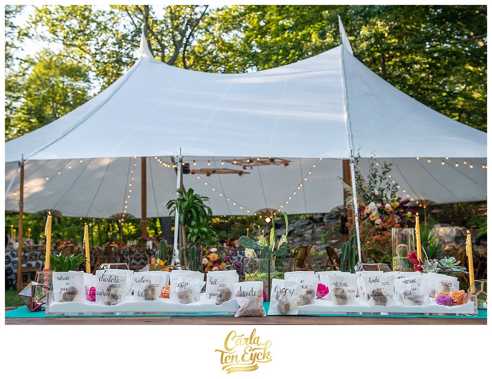 Backyard tented wedding in Norwalk CT designed by Amy Champagne Events 